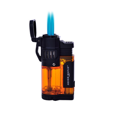 Silver Match Triple Lighter