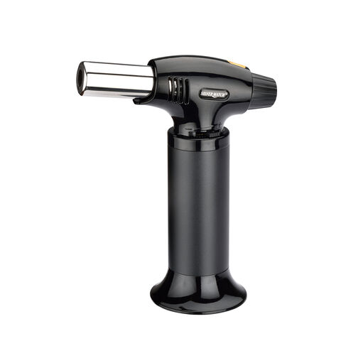 Silver Match Burning Torch