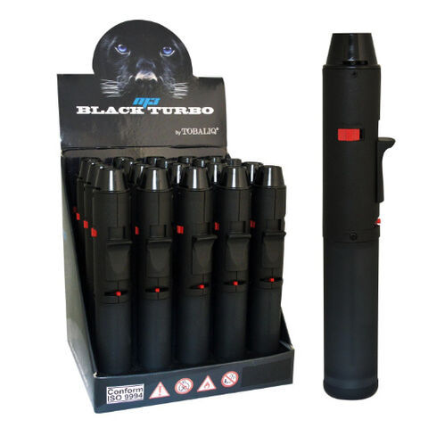 2 x Pen Torch Black Turbo