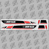 Vespa Sprint Scooter Striping Stickers + Instagram naam foto 232