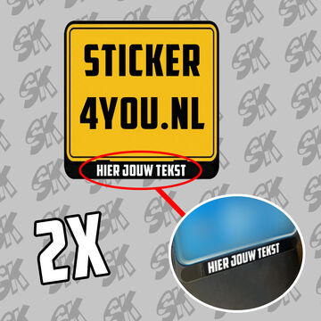 Reorganiseren saai hersenen Sticker4you - Persoonlijke stickers + Gratis Verzending