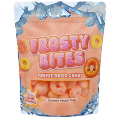 Frosty Bites Peach Ring 50 Gram