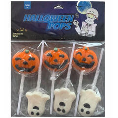 Funlab Halloween Lolly 6pk mix 90Gram 