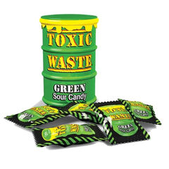 Toxic Waste Green Sour Candy Drum 42 Gram