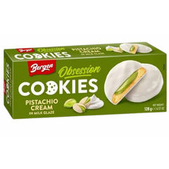 Bergen Pistachio Cream Milk Glaze Cookie 128g