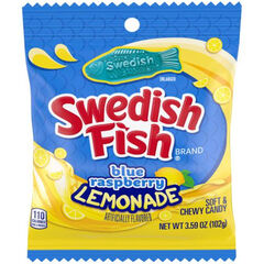 Swedish Fish Blue Raspberry Lemonade Bag