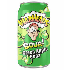 Warheads Sour Green Apple Soda 355ml