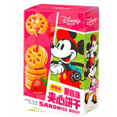 Disney Japan Strawberry Jam Sandwich Biscuits 150 Gram