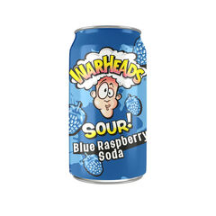 Warheads Blue Raspberry Sour Soda 355ml