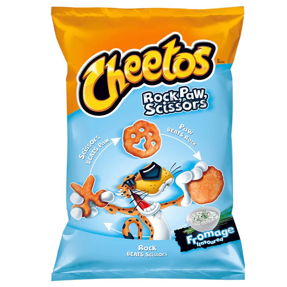 Cheetos Rock Paw Scissors Cheese Big 145 Gram