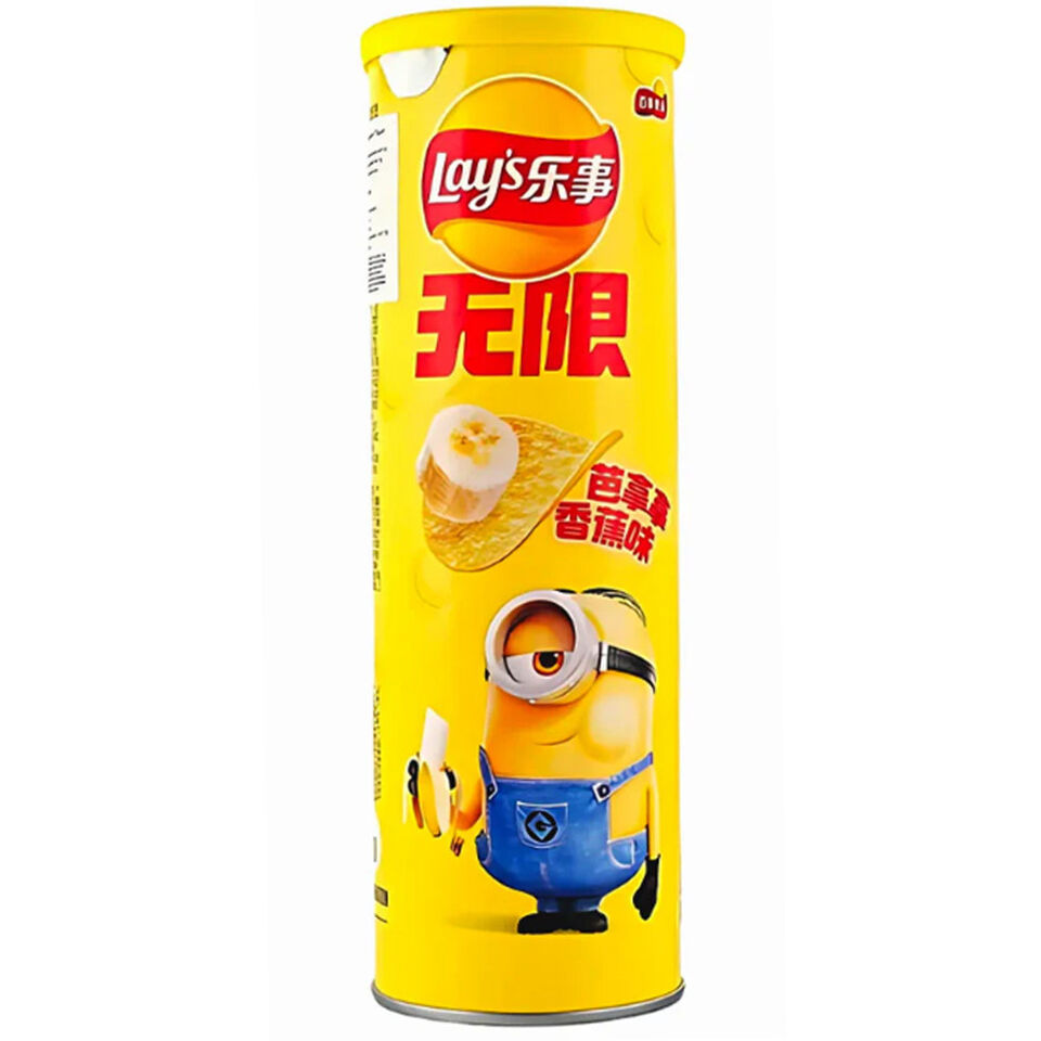 Lays & Minions Stax Banana flavor 90 Gram