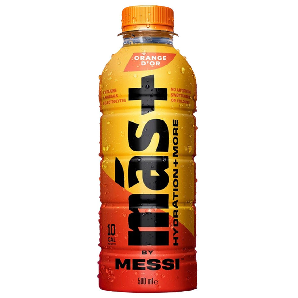 Mas+ By Messi Hydration Drink Orange Dor 500ML
