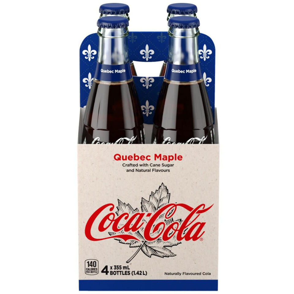 Coca Cola Quebec Maple 4 pack 